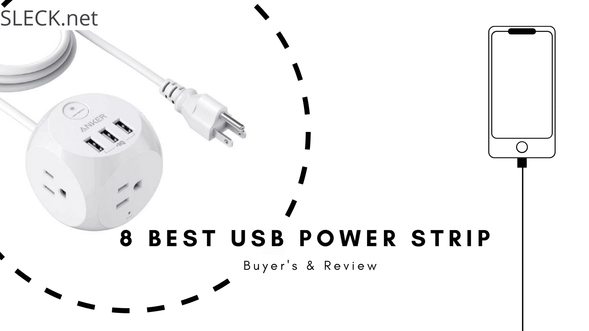 8 Best USB Power Strip Buyer's Guide & Review SLECK
