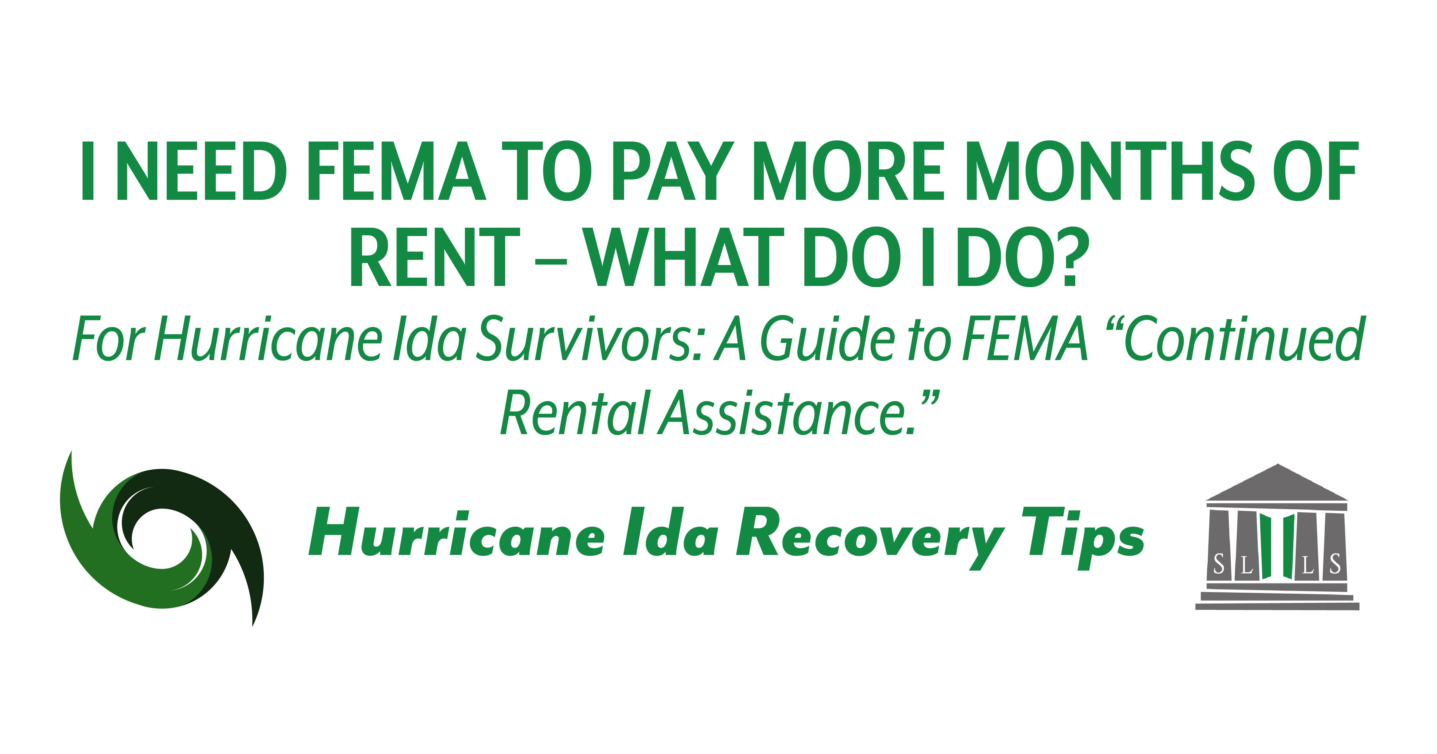 Get Hurricane Ida Rental Assistance from FEMA