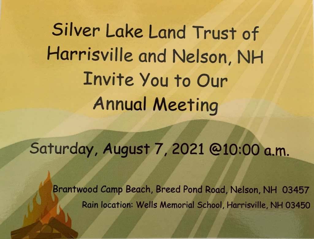 Silver Lake Land Trust, Harrisville & Nelson, NH Protecting the