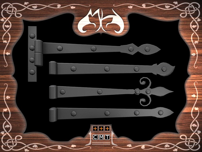 Second Life Marketplace KIT Medieval Hinges (full perm)