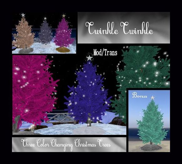 Second Life Marketplace *"MY Favorite" 3 Color Changing Christmas