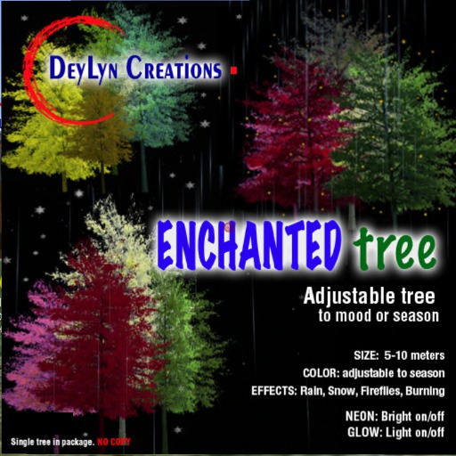 Second Life Marketplace ENCHANTED LINDEN TREE