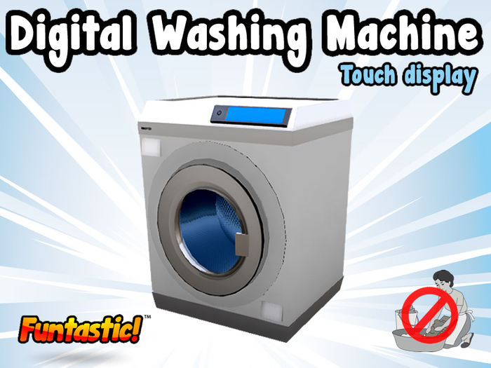 Second Life Marketplace Digital Washing Machine