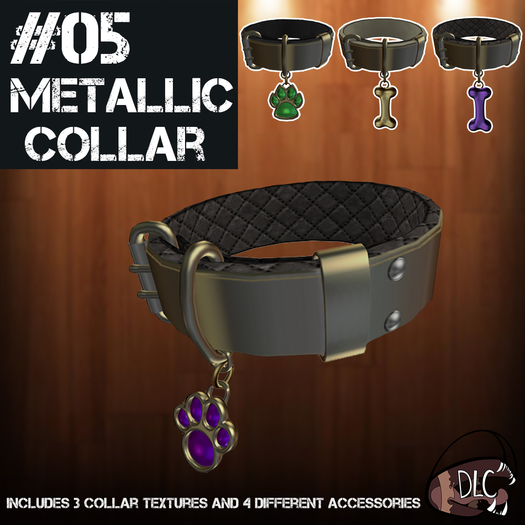 Second Life Marketplace DLC 05 Metallic Collars