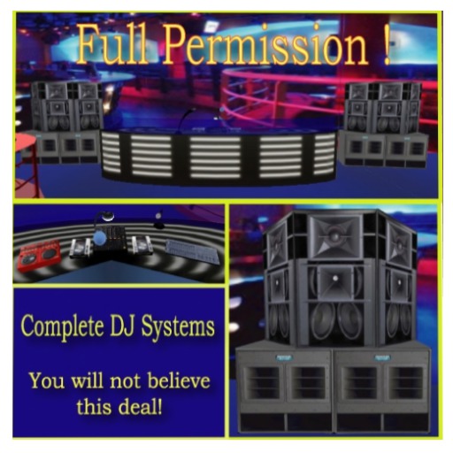 Second Life Marketplace Complete DJ System