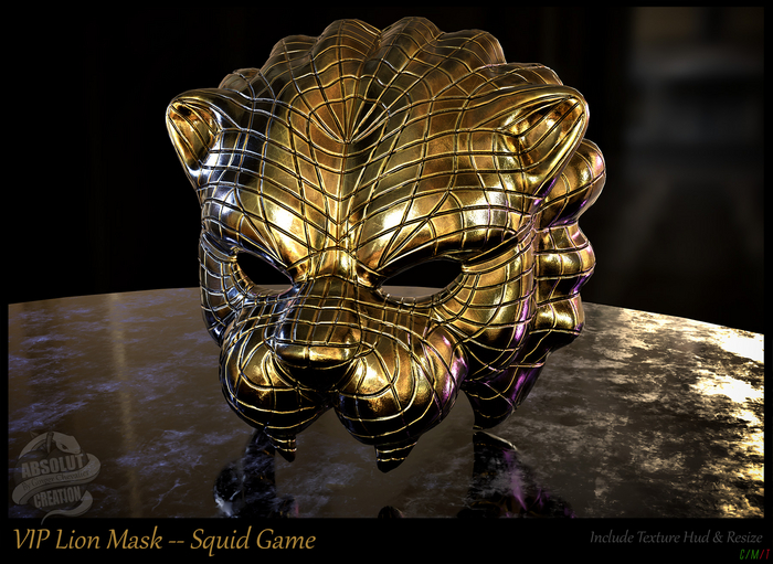 Second Life Marketplace *!* VIP Lion Mask squid Game
