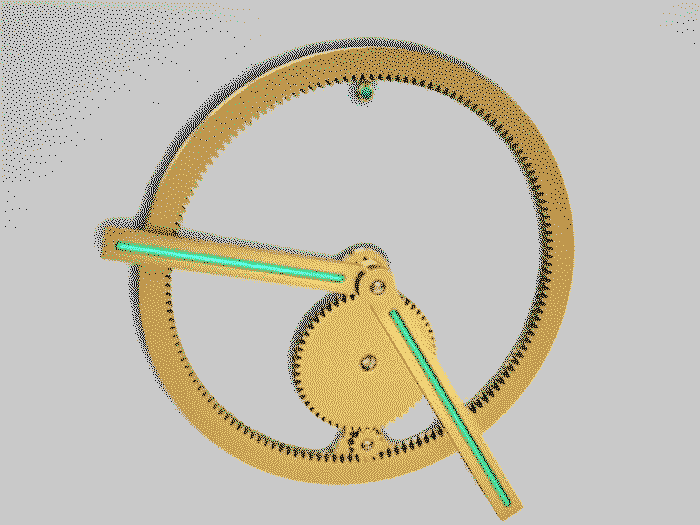 Second Life Marketplace Gear Clock