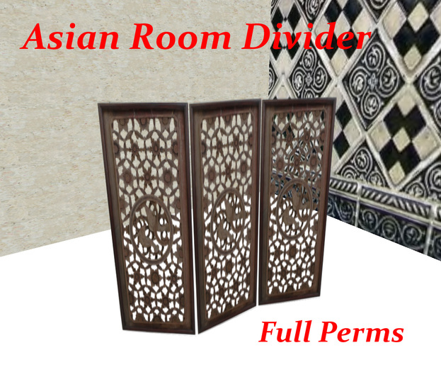 Second Life Marketplace Asian Room Divider