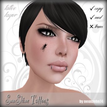 Second Life Marketplace - Sunshine Face Tattoo Fly 345_x_345_jpg