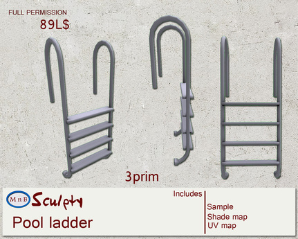Second Life Marketplace - *~M`n B~* Pool Ladder