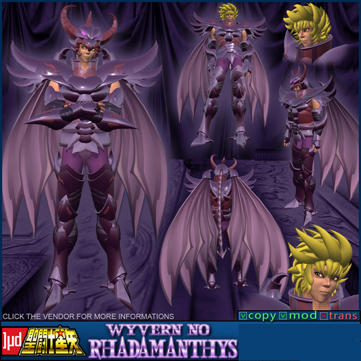 Second Life Marketplace ]ud[ WYVERN NO RHADAMANTHYS (Saint Seiya)
