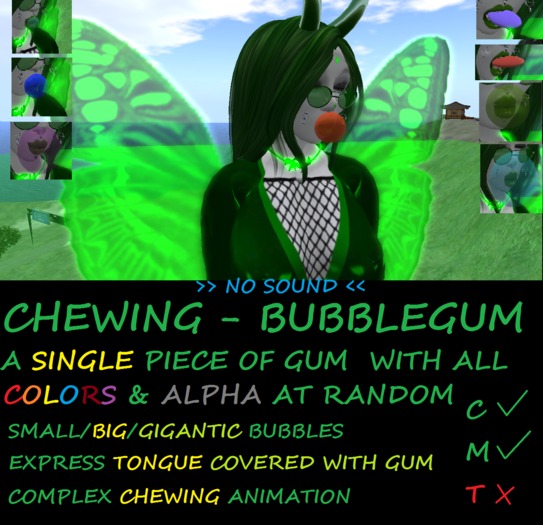 Second Life Marketplace Chewing & Bubblegum (third edition)
