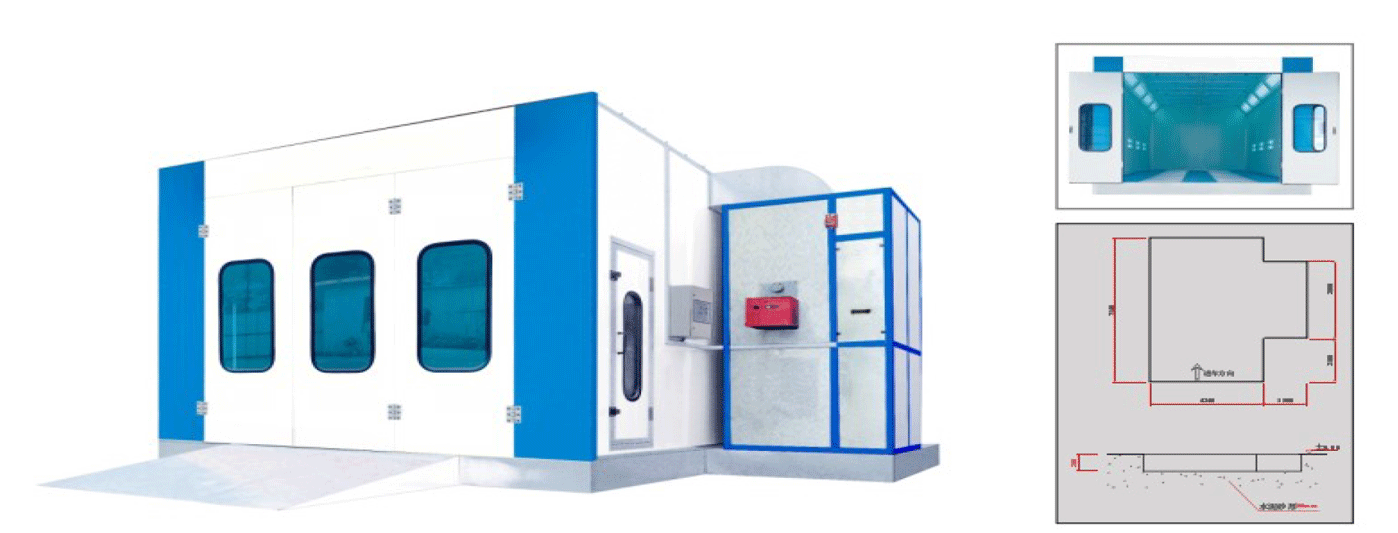 Standard High Roof Paint Booth MATSH002 Matrix (Pvt) Ltd