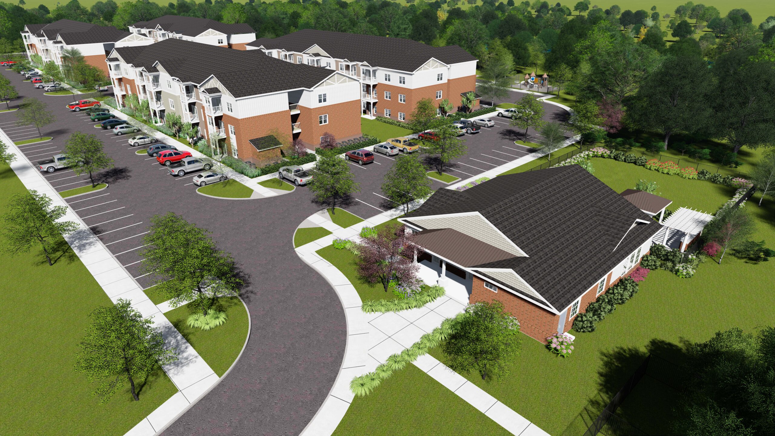 New Multifamily Housing Development Williamsburg, VA S.L. Nusbaum