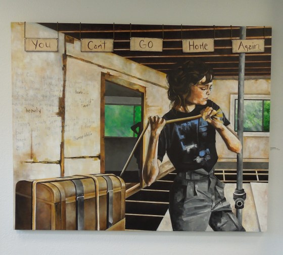 Lena Rushing's "You Can't Go Home Again" -- Acrylic on Canvas