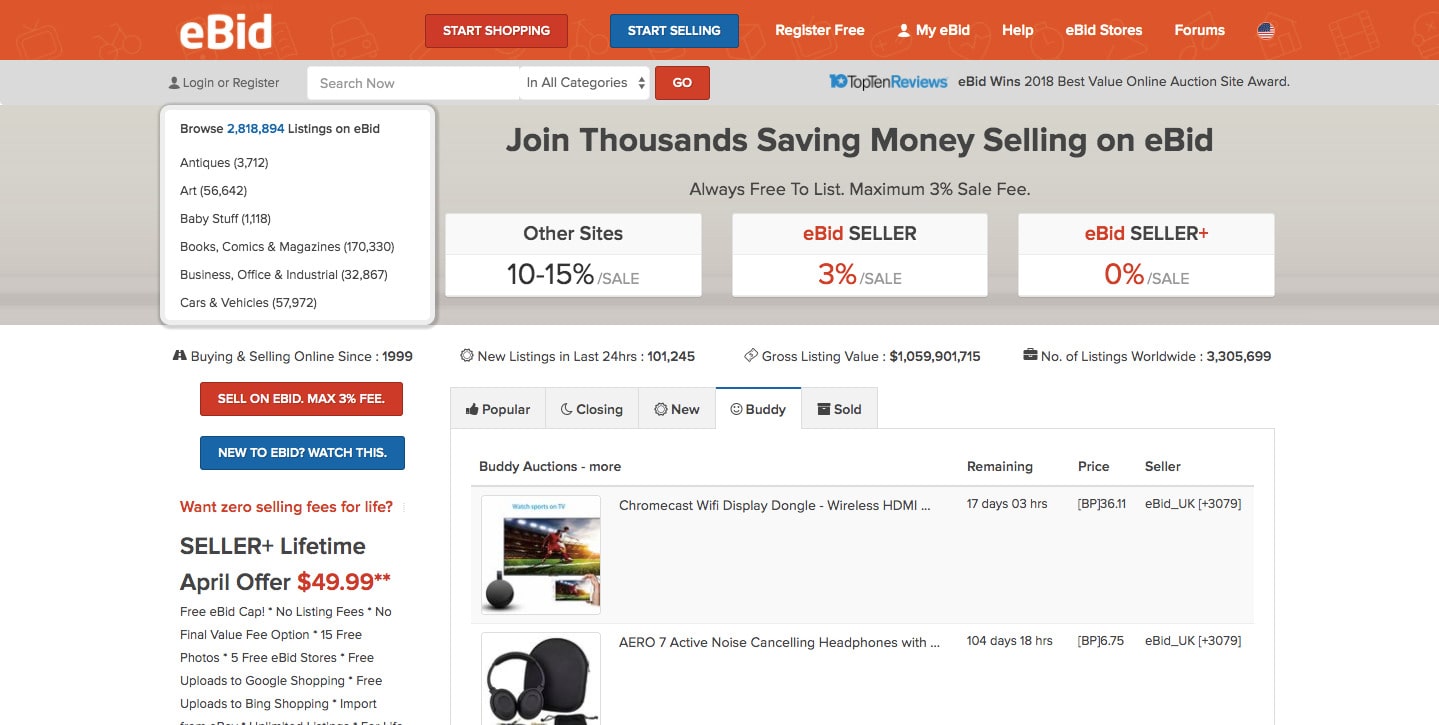 How to build an online auction website like eBay