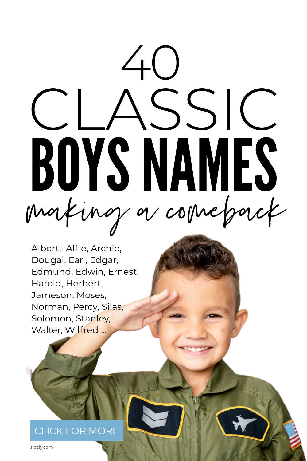 Vintage Baby Names For Boys