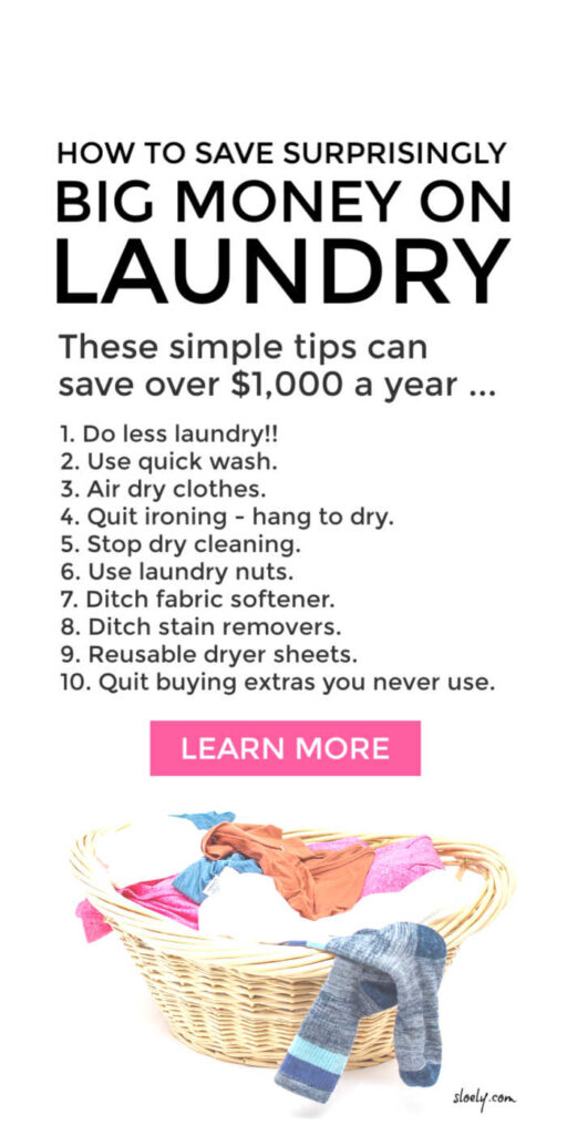 Save Money On Laundry