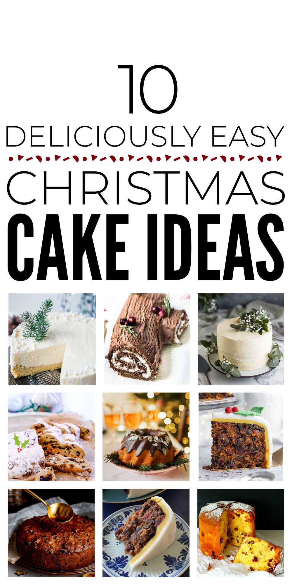 Top 10 Best Christmas Cake Recipes