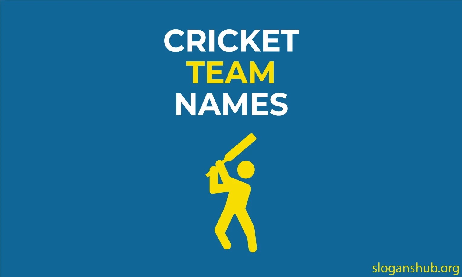 300 Fantasy Cricket Team Names & Funny Cricket Team Names