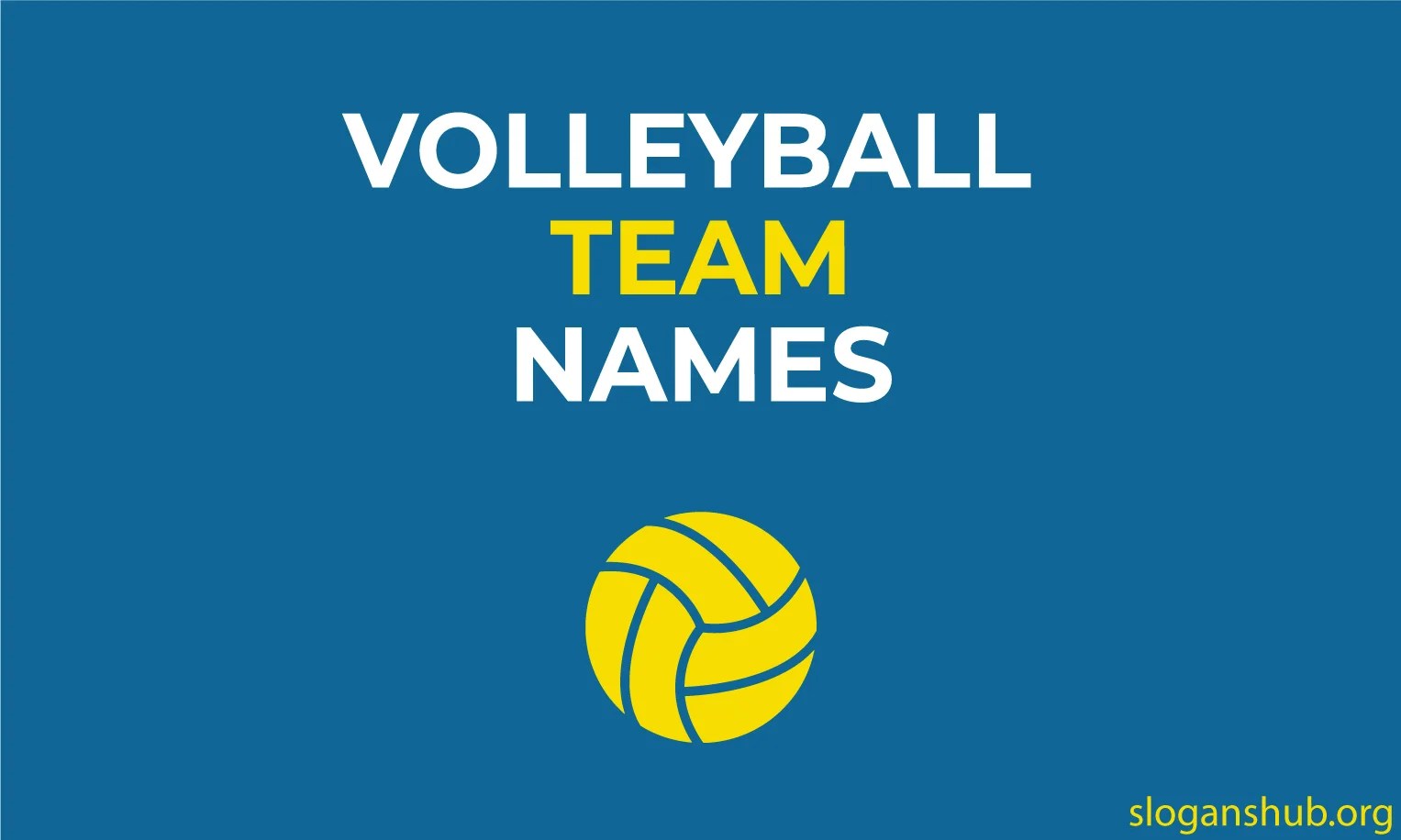 175 Best Volleyball Team Names Ideas Unique, Catchy & Funny