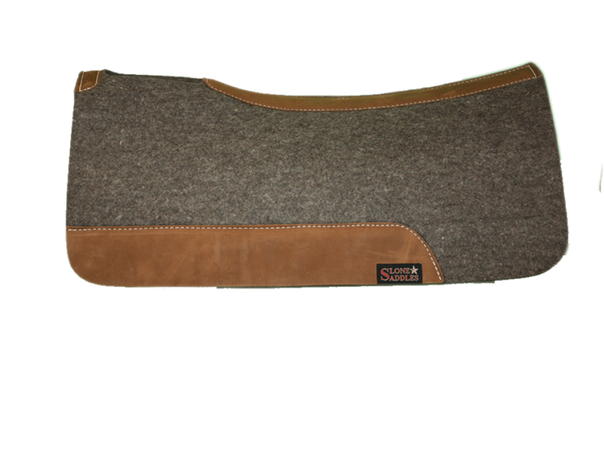 The ORIGINAL Contoured Saddle Pad Tod Slone 100 Wool Felt Saddle Pads Slone Saddles