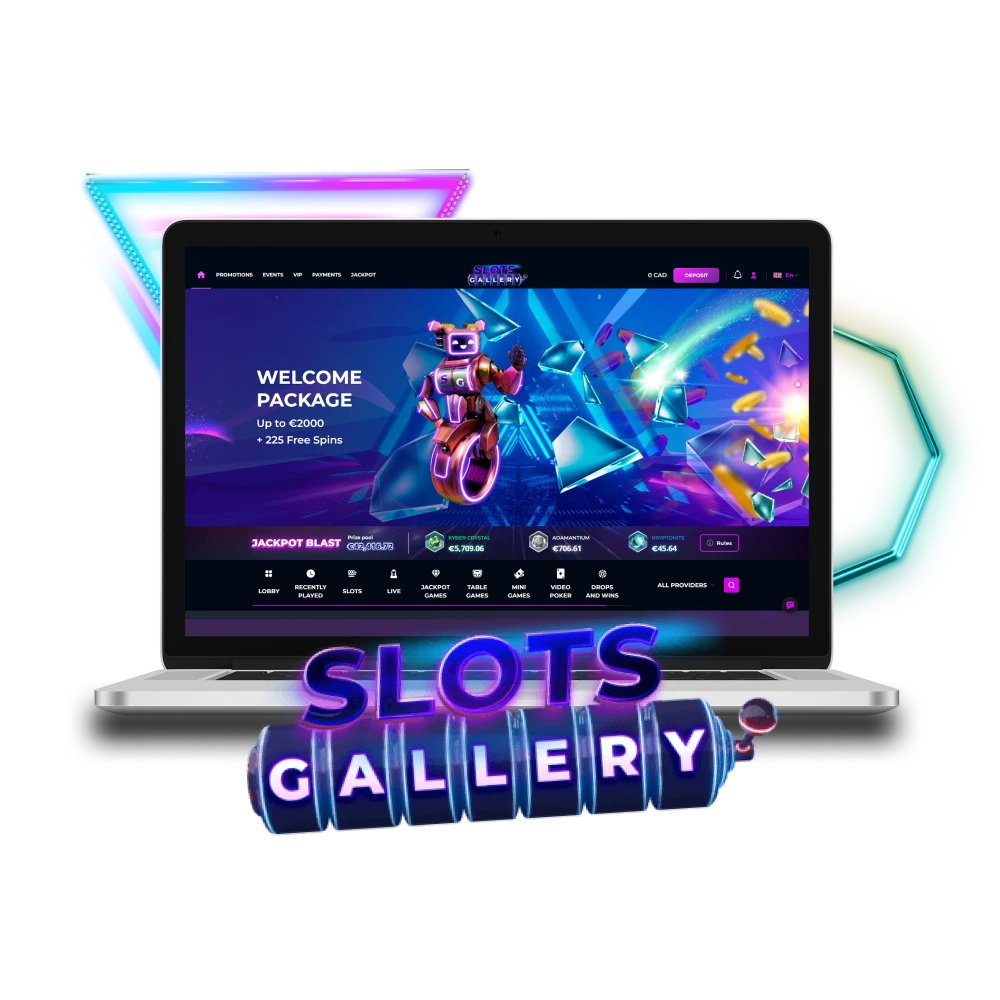 Slots Gallery Casino site in Canada, Login and Play