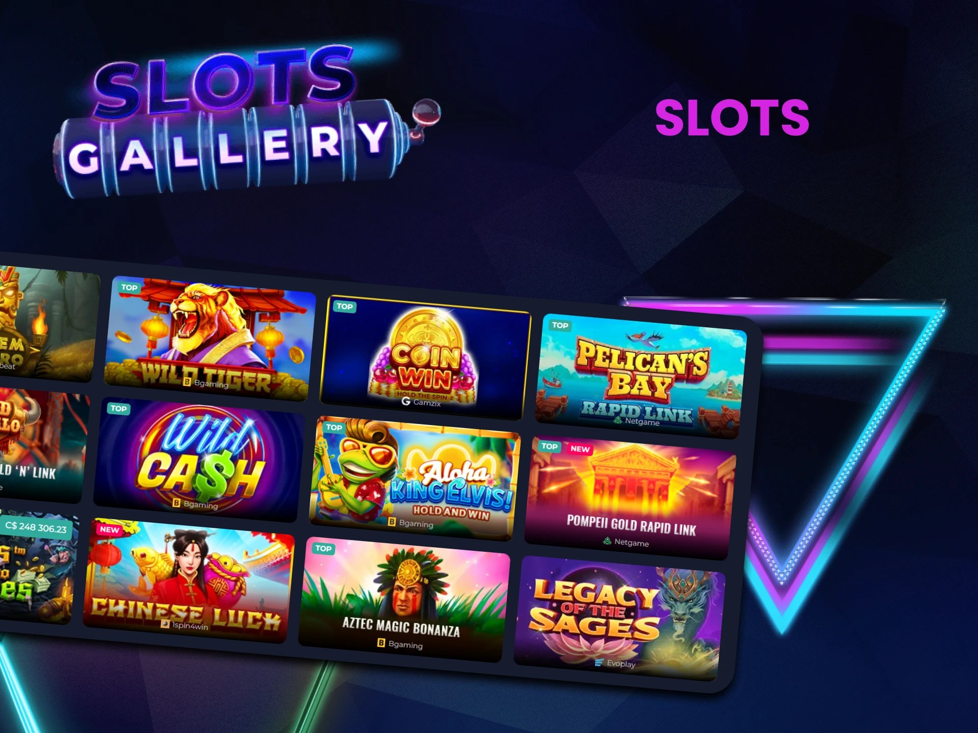 Slots Gallery Casino site in Canada, Login and Play