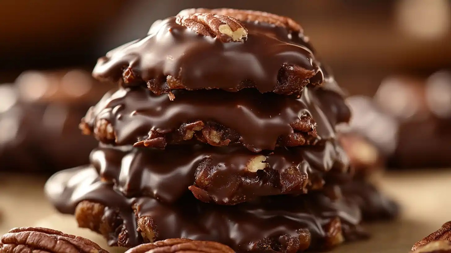 CHOCOLATE PECAN TURTLE CLUSTERS 2025