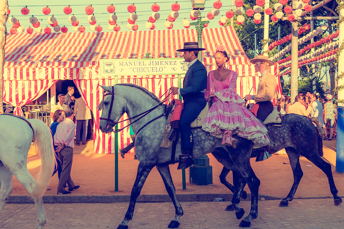 Feria de Abril (April Fair) in Seville Spain. Slow Tours