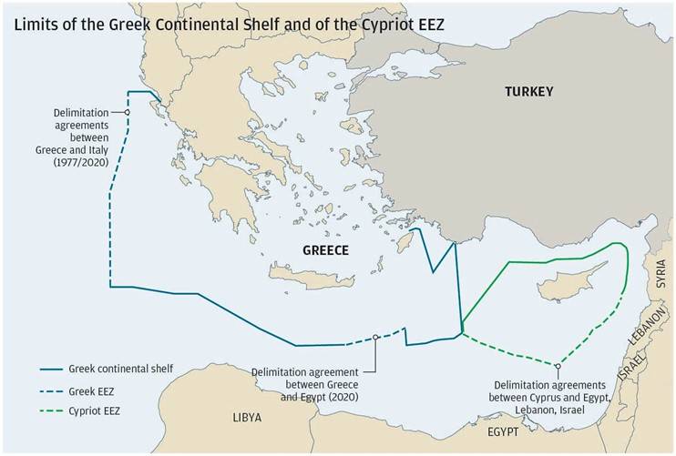 Maritime boundaries between Greece and Libya IILSSInternational