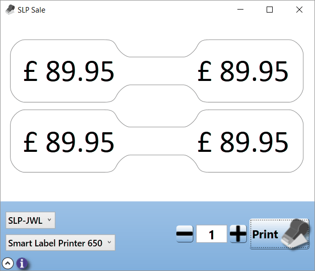 Software for Seiko Smart Label Printer