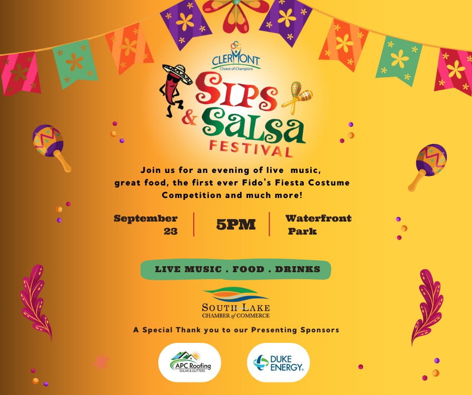 All Things Sips And Salsa At Clermont Waterfront Park (Sept 23) South