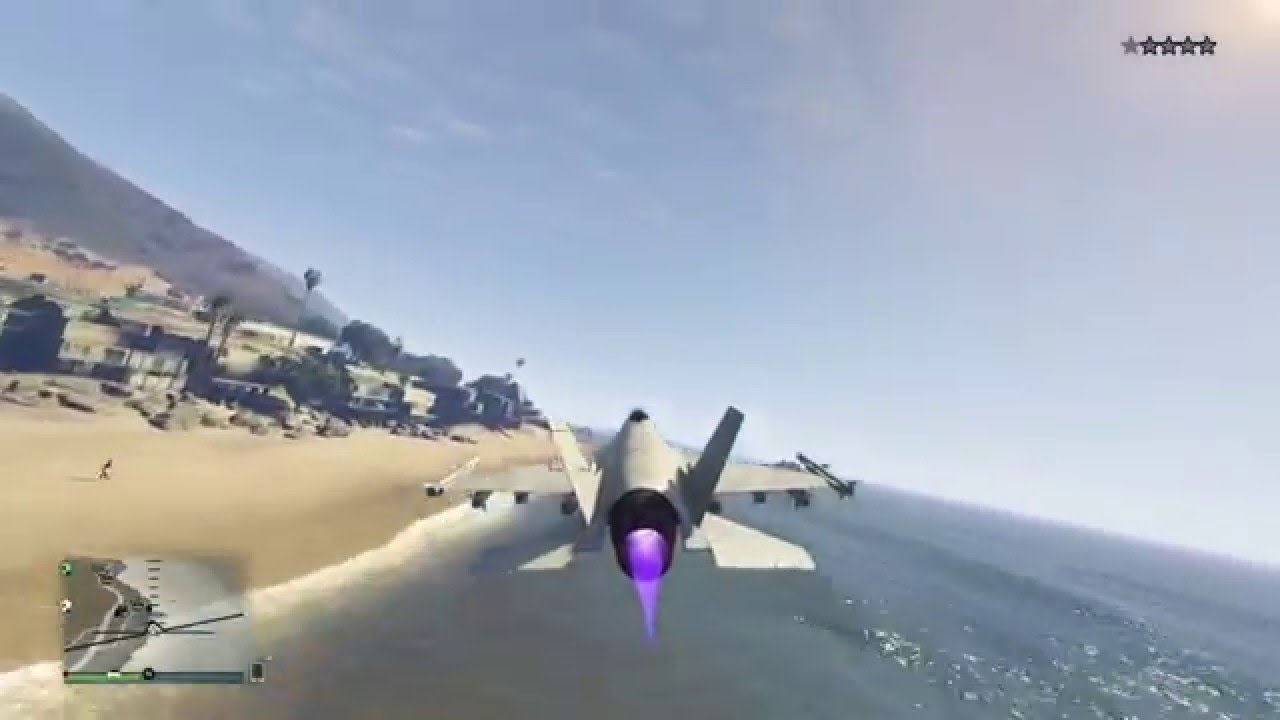 Grand Theft Auto 5 Dicas e Guias Modo fácil de roubar o caça P966