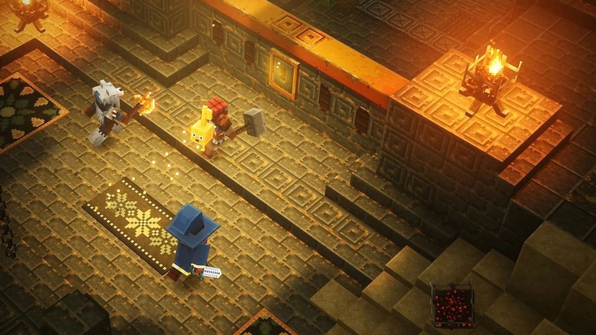 Minecraft Dungeons, un dungeon crawler a cubetti per tutta