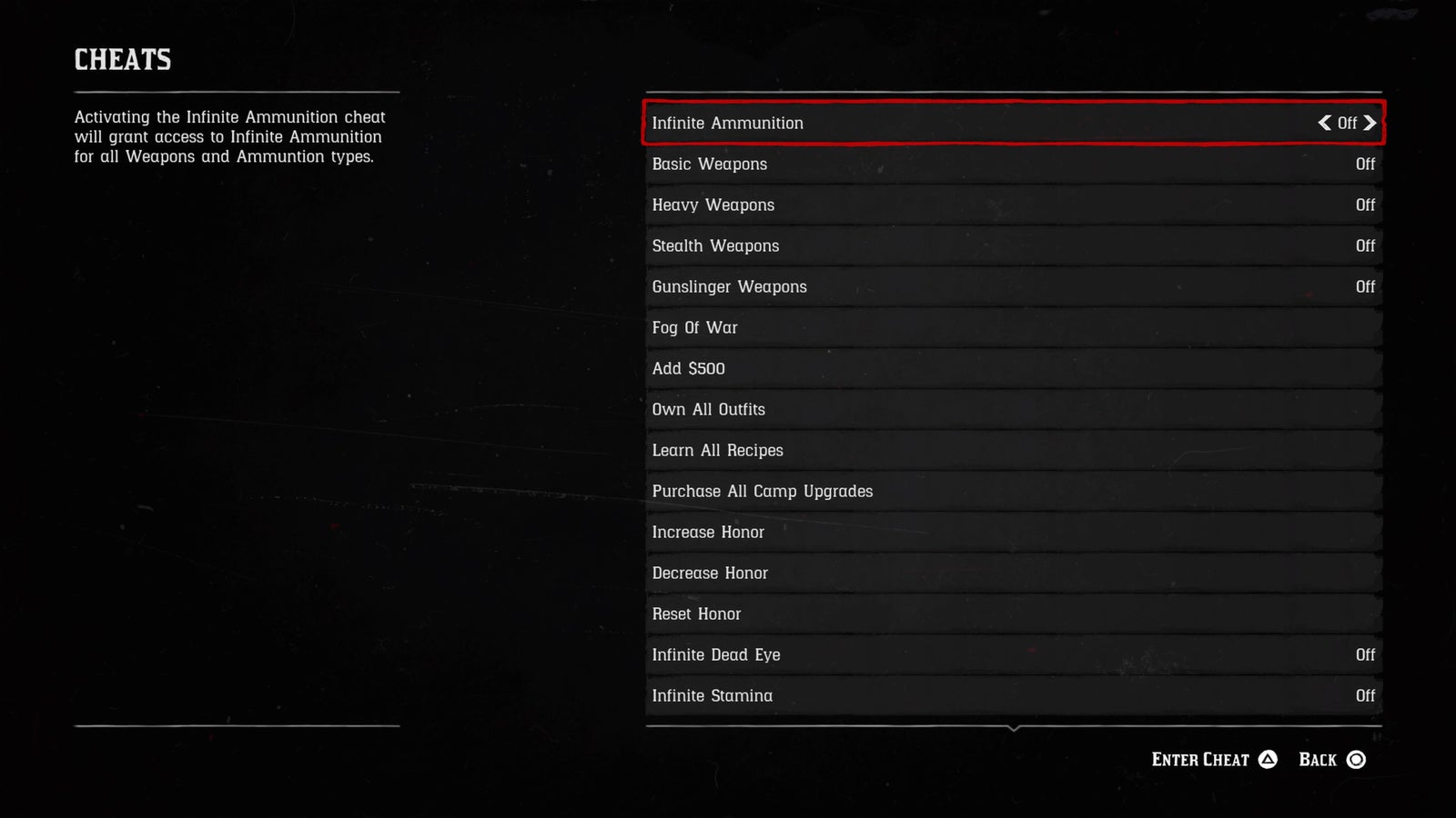Red Dead Redemption 2 Tutti i trucchi e come attivarli