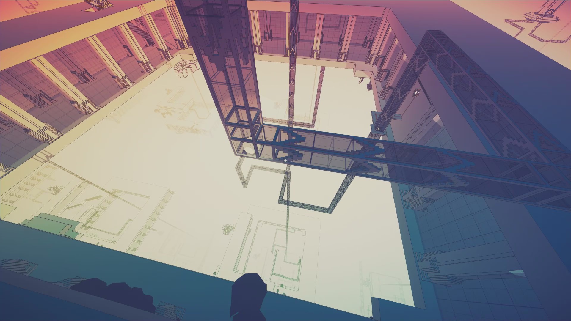 幾何学的な世界を探索するアーティスティックな一人称パズル『Manifold Garden』レビュー