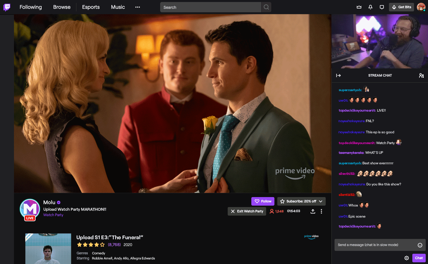 Twitch上でAmazon Prime Videoのコンテンツをみんなで見られる！新機能「ウォッチパーティ」がリリース