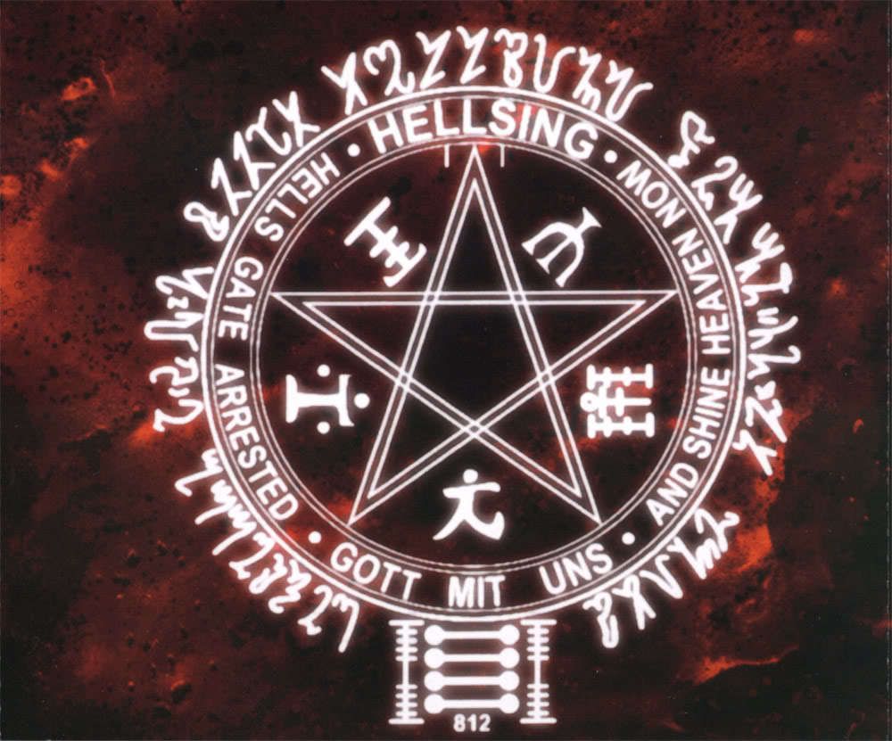 Hellsing explicando el significado del sello Cromwell