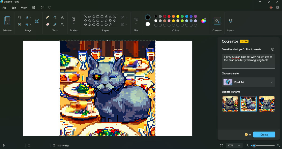 Microsoft Paint güçleniyor Yapay zekâ ve benzeri özellikler