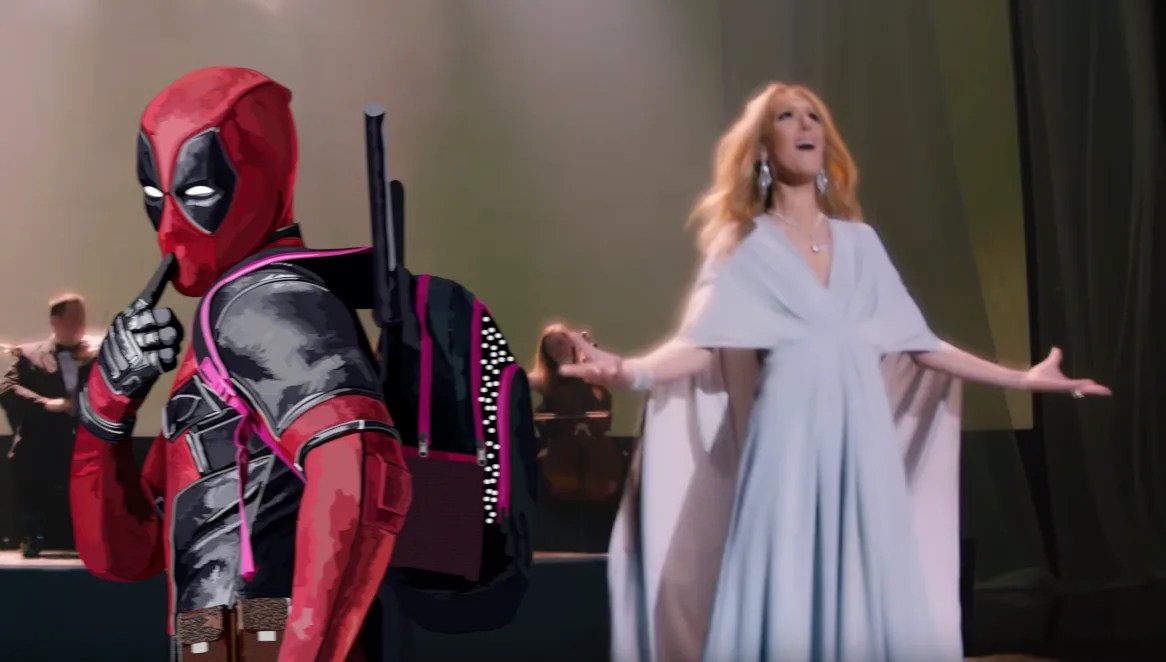 Deadpool 2 Ryan Reynolds ne danse pas dans le clip de Céline Dion