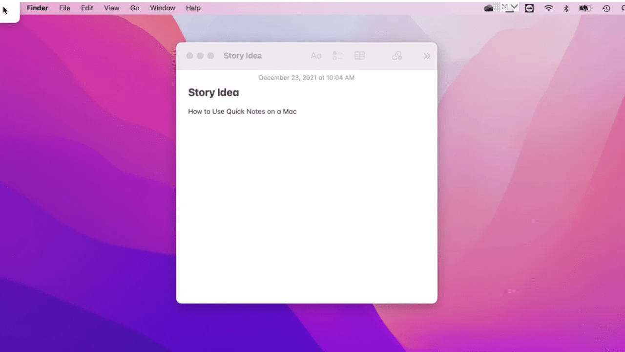 Quick, Write This Down How to Create a Quick Note on Your Mac