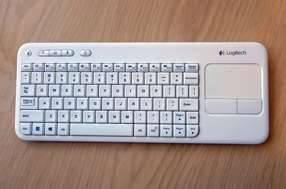 Logitech Wireless Touch Keyboard K400r Review 2014 PCMag UK