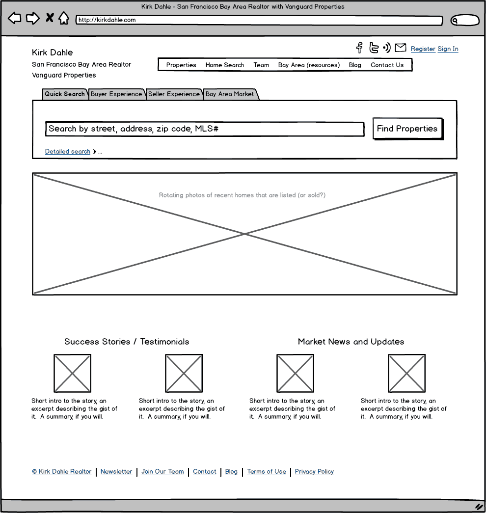 Kirk Dahle Real Estate Team Smack Happy Design