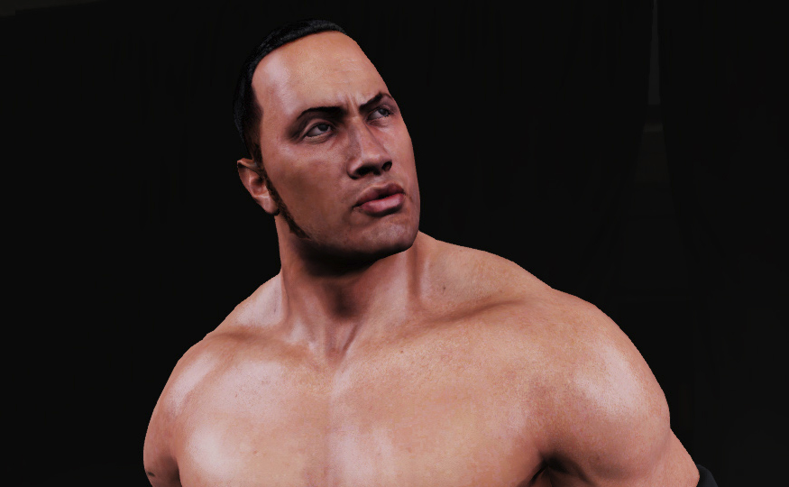 The Rock (Retro) Superstar Mod for WWE 2K19