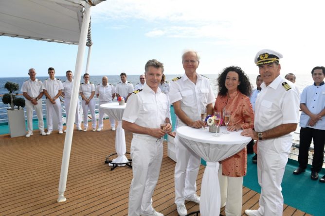 "DAS TRAUMSCHIFF"Heute (01.04.2018), ZDF + ORF2 "Das Traumschiff