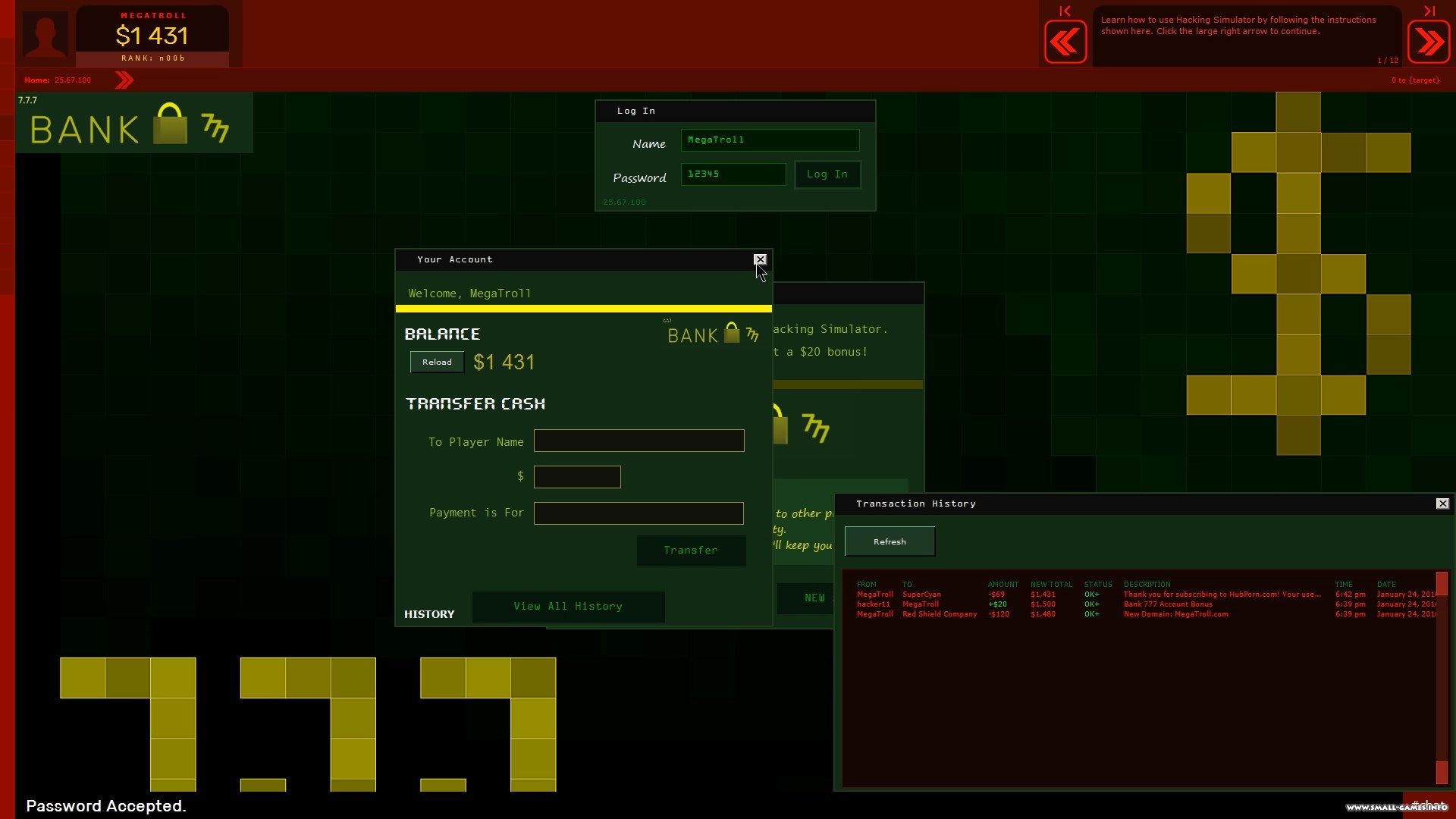 Hacker Simulator PC Tycoon free downloads basicjop