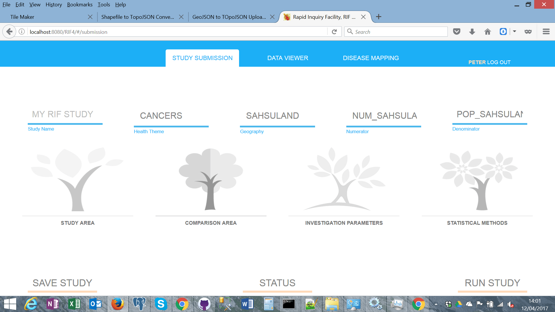 RIF Web Application and Middleware Installation