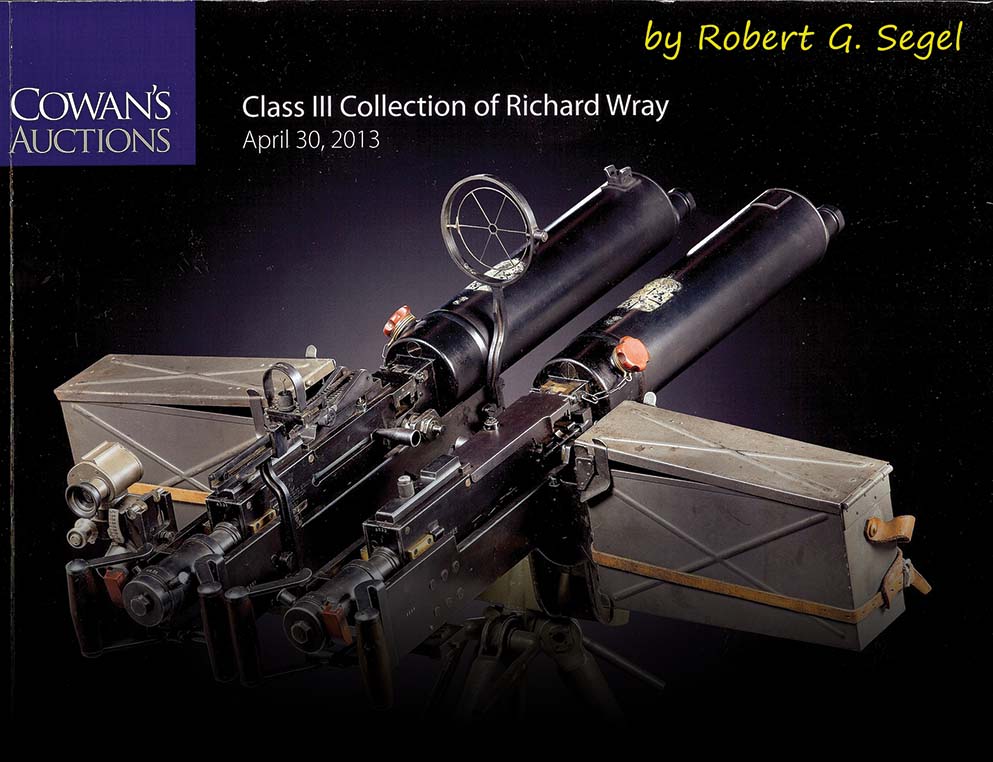 WRAY AUCTION REPORT Small Arms Review