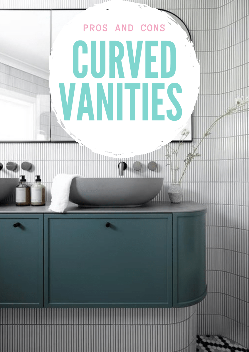 Pros and Cons Of Curved Vanities Small Bathroom Renovations Perth